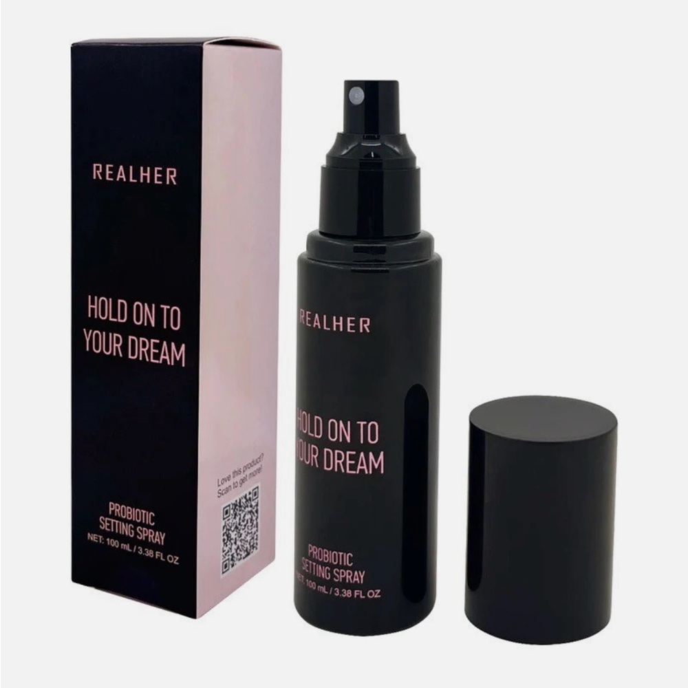 REALHER Probiotic Setting Spray - Black and Pink